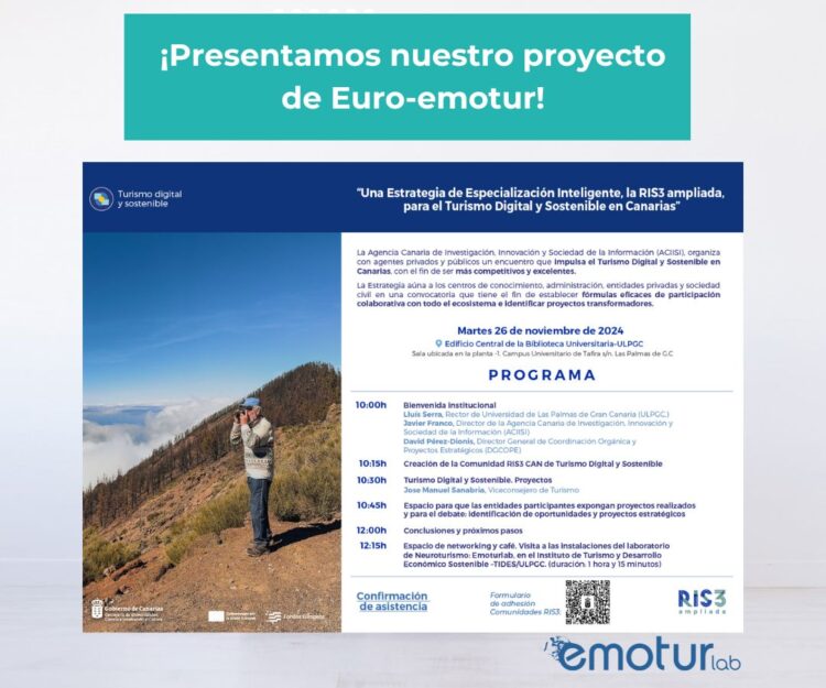 Presentation of the EuroEmoTur Project and Innovation Lab at the ACISII Event