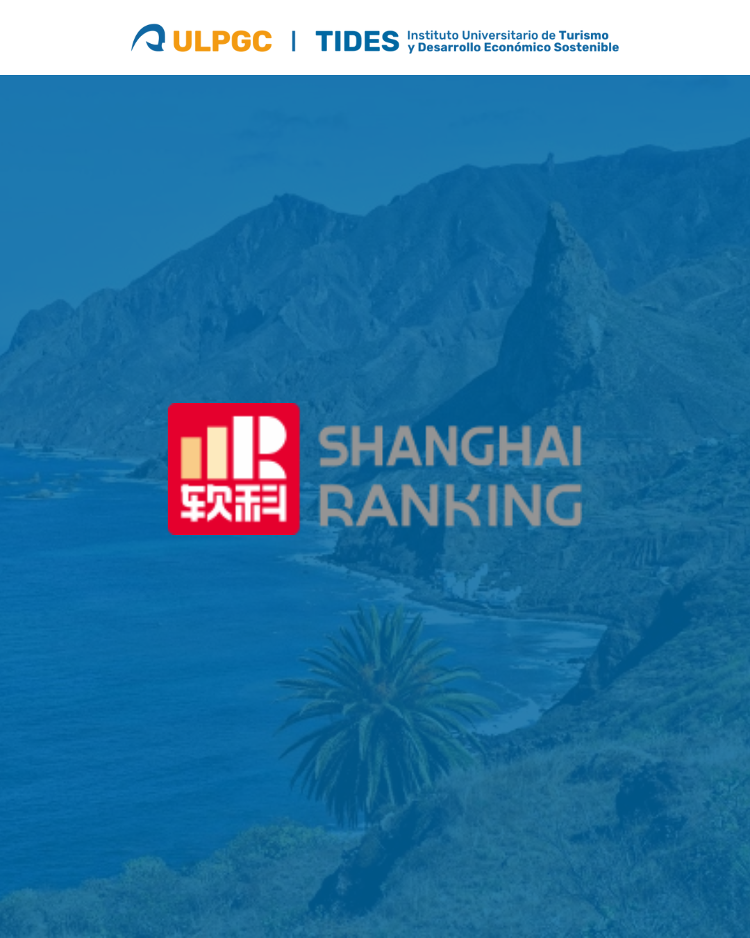 TiDES lidera el Ranking de Shanghai 2025: un impulso global para la investigación turística y tu futuro profesional