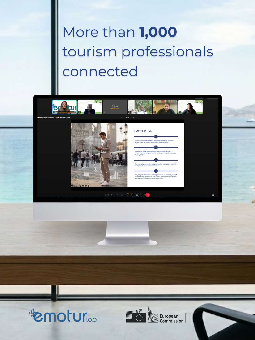 Más de 1.000 profesionales se unen al futuro de la IA y el Neuroturismo en el webinar “Tourism Reimagined”